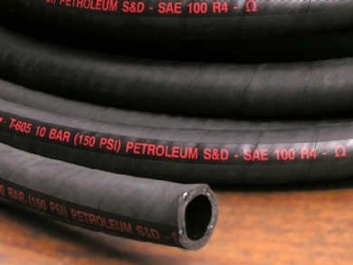 Click to enlarge - Constant pressure suction/delivery hose for oil/fuel applications. Popular hose covering a wide range of industrial/agricultural and workshop applications. Has a conductive liner.